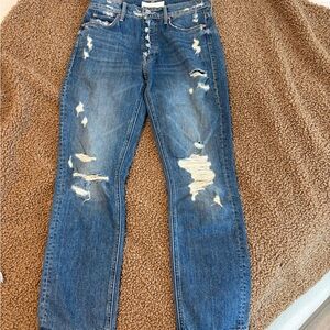 MOTHER Light Blue Denim Jeans